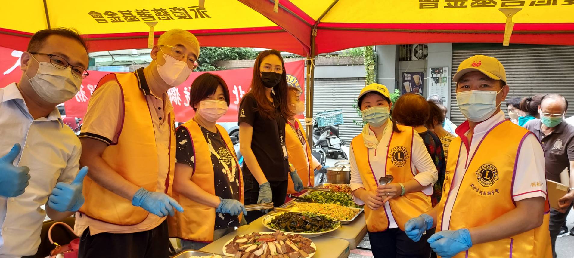 社會服務~大直里社區為長者服務~提供長者免費共餐!